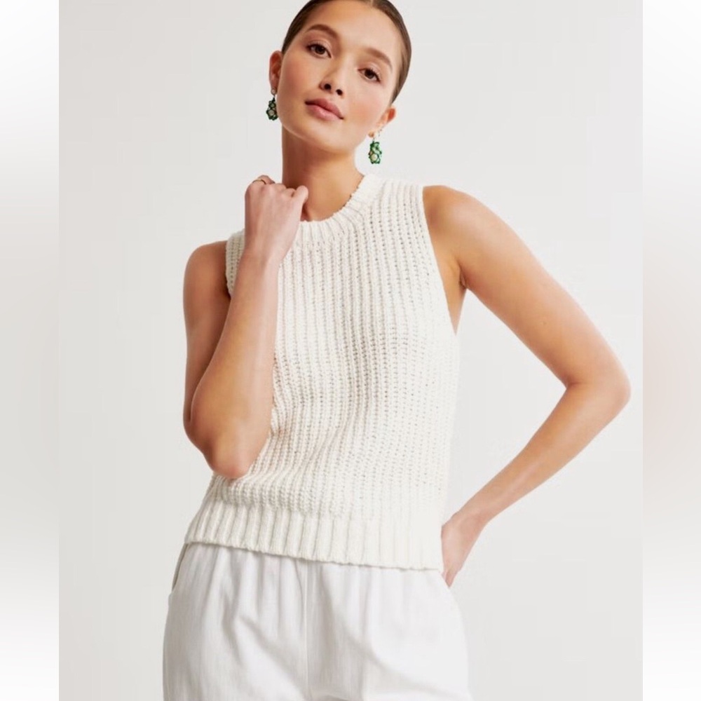 Abercrombie & Fitch Easy Shaker Sweater Tank